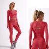 Tracksuits Designer yoga wear tech Women Suit Gym outfits Sportswear Fitness high waist Leggings workout set track pants woman shirts new style for girls long sleeve