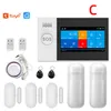 GAUTONE PG107 4.3inch Security Alarm WiFi Sistema GSM GSM para suporte em casa Tuya App Call / SMS Remote Contorl