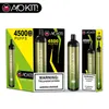 원래 Aokit Zozo 바 일회용 전자 담배 장치 4500 퍼프 2200mAh 충전식 배터리 15.8ml 미리 채워진 카트리지 포드 vape 펜 대 큐브 2