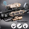 WADSN Tactical Augmented Remote podwójny przełącznik ciśnienia dla DBAL A2 PEQ-15 PEQ16 M600 M300 latarka podwójny przycisk przełącznika 2.5 220212