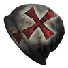 Berets Knights Templar Men Women039s Beanie Hats Cross Knit Hat Earmuff Bonnet Skullies Beanies5437112