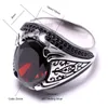 d 925 Silver Rings Luxury Turkish Jewellery For Men And Women With Zircon Stone Retro Vintage In Fijne Sieraden 211217