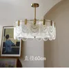 Moderno francese rotondo cristallo vetro led lampade a sospensione lampade di lusso ITALIA lampadari di rame postmoderno per soggiorno sala da pranzo restarant luci a sospensione illuminazione