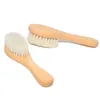 Drewniane szczotki do kąpieli Noworodka Hairbrush Hairbrush Baby Masażer Szczotka SN4196