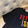 メンズTシャツデザイナー2023SS春と夏の新しいグレードコットンプリント丸いネックパネルTシャツサイズ：M-L-XL-XXL-XXXLカラー：ブラックホワイト1MY6