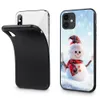 Nouvel An Snowman TPU Étuis à téléphone souple pour iPhone 14 13 Pro Max 12 Mini 11pro XR XSMAX 7 8PLUSSANTA CLAUS Elk Christmas Tree Protecive Cover