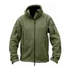 Giacca invernale da softair militare da uomo in pile Giacca verde militare tattica Giacca termica con cappuccio Cappotto Autunno Capispalla Abbigliamento uomo 211110