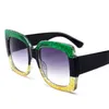 ASUOP 2019 big box fashion ladies sunglasses classic luxury brand design men's driving glasses square color UV400 goggles