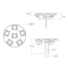 Lampe d'ampoules à LED G4 6led 5050SMD arrière arrière arrière-boue arrière ACC AC DC 12V 24V Remplacement pour ampoules halogènes JC d'accent intérieure de véhicule