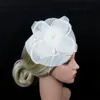 Party Hats Fashion Handmade Lady Women Fascinator Bow Hair Clip Headwear Lace Feather Mini Hat Wedding Accessories 10 Colors