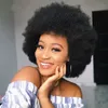 Brasiliansk pixie kort afro kinky lockigt spets fram m￤nskliga h￥r peruker f￶r svarta kvinnor naturlig f￤rg remy peruk f￶re plockad