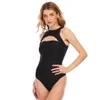 Summer Women Black Tank Bandage Bikini Bodysuits Sexy Hollow Out Mini Club Runway Party Bodycon Rompers 210423