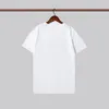 Męskie koszulki designerskie męskie damskie t-koszule Trójkąt etykieta litery Man Paris Fashion T-shirt Top Quality Tes Street Short Sleeve Luxurys Tshirts Białe czarne EA7R