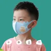 designer face mask printed children mask dustproof breathable cartoon kids ice silk masks wholesale