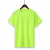 Zielone koszulki do biegania Szybki suchy oddychający fitness t shirt trening ubrania siłowni piłka nożna koszulki sportowe topy