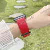 Fashion Designer Watch Cinturini 38 40 41 42 44 45 mm per Smart Watches Series 1 2 3 4 5 6 Pelle in pelle di alta qualità Pattern Bands Deluxe Wristband Watchbands