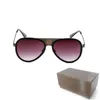 Gafas de sol de mujer de diseñador de alta calidad 0363 Gafas de sol de lujo para hombre Gafas de protección UV Gafas de hombre Gradiente Bisagra de metal Gafas de mujer de moda con cajas originales