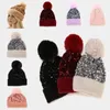 Chapeaux tricotés à paillettes pour femmes, Bonnet unisexe, élastique, chaud, Hip Hop, doux, Baggy, vente en gros, dd841, hiver