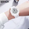 Sanda Top Brand астронавт спортивные часы мужские светящиеся часы мужчины MS электронные наручные часы 50 м водонепроницаемые часы Orologio da uomo g1022