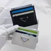 Top quality Genuine P Card Holder Wallet Luxurys Designers Fashion Mens Key Pouch Womens Handbags Leather Holders Purses Small Wallets Coin Purse Handbag