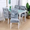 Sandalye kapakları spandeks baskılı streç elastik evrensel kapak slipcovers yemek odası için yaşayan düğün ziyafet e