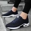 Moda Homens Mulheres Almofadas Correndo Tênis Respirável Designer Negro Negócio Azul Cinza Sapatilhas Treinadores Treinadores Sports Treinadores tamanho 39-45 W-1713