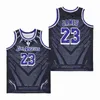 St Vincent Mary Fighting Irish Jersey High School LeBron James 23 Marble Basketball CROWN Black Brown Green Team Color All Stitching Sport Breathable Top Quality