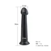 NXY Dildos Anal Toys Crystal Transparent Suction Cup Backyard Plug Masturbation Device for Men and Women Soft Chrysanthemum Massage Stick Fun Adult Sex 0225