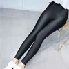 High Quality Winter Warm Women Leggings Plus Thick Velvet Mink Cashmere Waist Glossy Pants Femme 211215