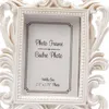 NewVictorian Estilo Resina WhiteBlack Barroco Imagem / Frame Frame Place Cartão Titular Noiva Casamento Chuveiro Favores Presente RRE11528