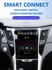 Dokunmatik Dikey Ekran Araba DVD Video Oynatıcı Stereo Ses Sistemi Navigator Hyundai Sonata Android Tesla Tarzı için