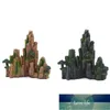 Aquarium Ornament Rossine Rockery Искусственный холм Смола Смола Горный вид на горы Украшения Украшения орнамента Рыбий Танк Фабрика Цена Эксперт Дизайн Качество Новый стиль Оригинал