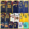 Stephen 30 Curry Jersey Golde N Klay 11 Thompson Stat e James 33 Wiseman Warrio Basketbol Formaları Erkekler S-XXL Mavi Sarı Beyaz Yeşil Yüksek Kalite Dikişli Logolar R Üst