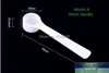 Other Household Sundries 0.5g Plastic Spoon Powder Measuring Spoons Mini Packing Tool Individual Packaging Small Ladle Long Handle Flat 100pcs/Lot