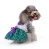 Dog Apparel Halloween Cosplay Costume Funny Cartoon Princess Dress and Hat Set för Small Medium8001211