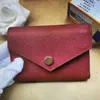 Bags Messenger Victorine Wallet Card Holder Coin Purse Pouch Mono Flower Empreint Embossed Leather Clutch Woman Short Wallets M63701 M64061