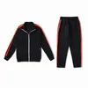 Neueste Männer Tracksuit Schweißanzug Mode Sports Frauen lässige Jacken Tracksuits Jogger Außenbekleidung Hosen Set Mens Jacke 123