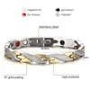 Vnox Twisted Healthy Bracelet for Women Men Power Therapy Bracelets Bangles 7.3" Unisex Jewelry