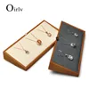 Jewelry Pouches Bags Oirlv Wooden Display Stand For Necklace Pendant Bracelet Choker Tray Organizer Holder Tower Wynn22