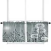 Curtain & Drapes Plant Grey Dandelion Curtains For Living Room Bedroom Kitchen The Kids Window Treatments