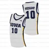 Custom Iowa Hawkeyes College Basketbal # 55 Garza # 10 Joe Wieskamp # 20 Kris Murray # 23 Josh Ogundele Jerseys