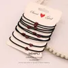 Small Love Black Popular Solid Elastic Bands Wine red Headband Women Rubber Band Lady Letters Hair Accessories Scrunchie