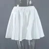 Verão Casual Sólido Mulheres Curtas Saias Japonês Kawaii Simples Mujer Faldas Doce A-liine Loose Feminino Roupas 13A273 210525