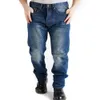 Vintage Hommes Vêtements Grande Taille Hommes Jeans Bleu Mode À La Mode Hommes Jeans Pantalon Casual Designer Marque Cowboy Denim Pantalon Mâle 210518