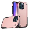 Robust Armor Fodral för iPhone 13 Pro 12 mini 11 XS Max XR 6 7 8 SE2020 Samsung S21 S20 Plus Not 20 Ultra Anti-Fall 2in1 Protector Cover