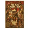Red Dead Redemption 2ゲームポスターホーム装飾30x45cmレトロビッグクラフトパッターズ壁ポスターヴィンテージインターネットカフェバーデコレーションC332E