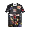 Luxury Crown Bee Stampa T Shirt Uomo Manica corta Estate Casual T-Shirt Traspirante Tee Tops Streetwear T Shirt Abbigliamento maschile 7XL 210527