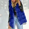 女性用ベスト冬暖かいコートレディース秋のフェイクファール 'ソイルドカラーフード付き袖なしチョッキウエストコートヴィンテージ特大ジャケットアウトウェアStra22