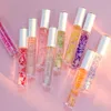 Aucune marque! Odeur fruitée Brillant à lèvres transparent Lèvres en verre transparent Huile Tube coloré Lipgloss Acceptez votre logo