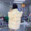 디자이너 의류 겨울 패션 다운 아웃웨어 새 두꺼운 따뜻한 편지 면화 코트 여성을위한 코트